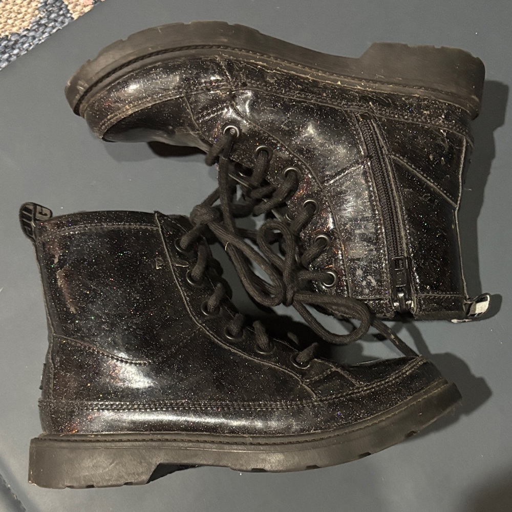 UGG Black Glitter Kids Boots